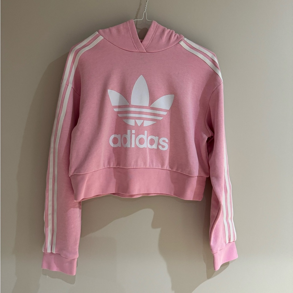 NWOT Adidas cropped hoodie